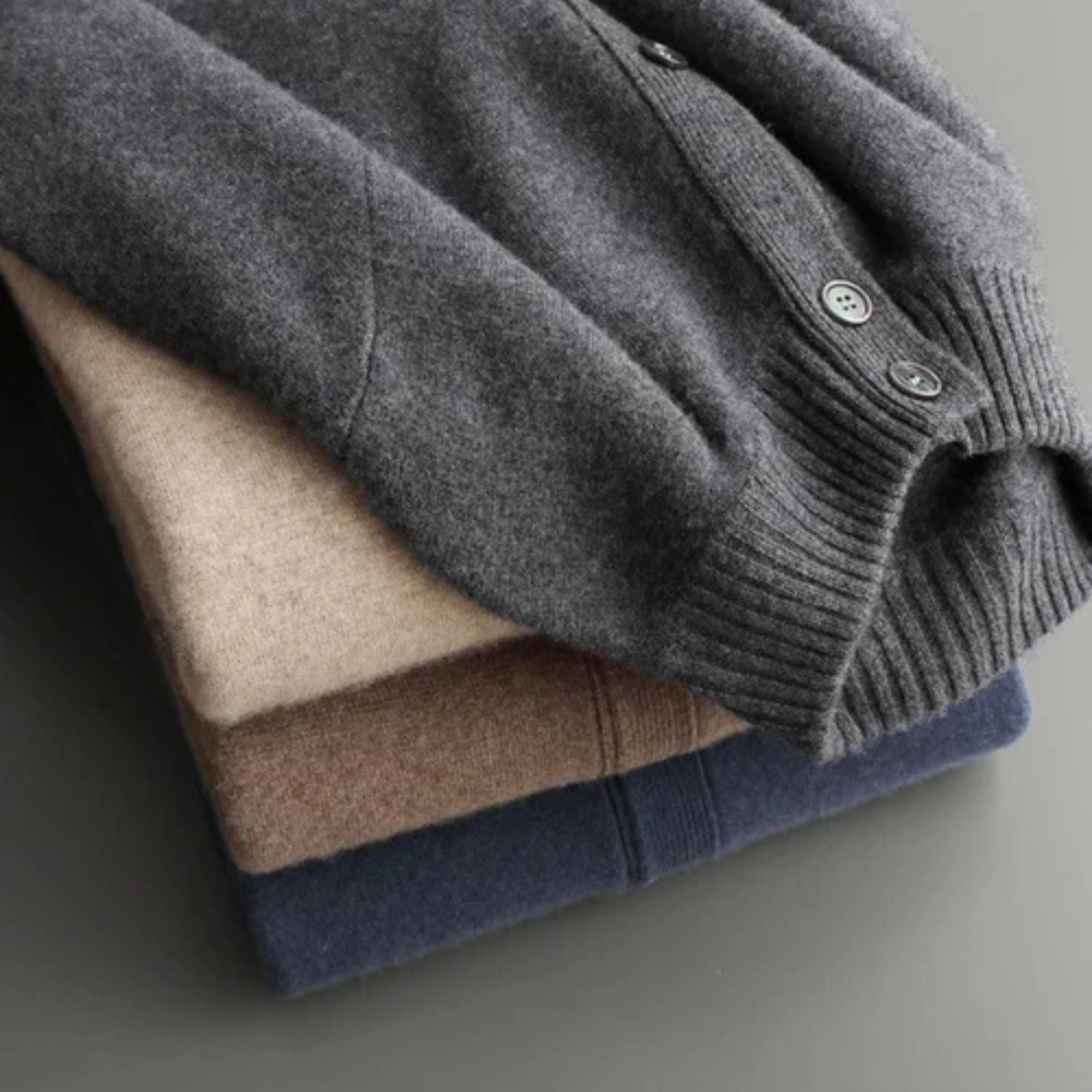 The Vienna Cashmere Button Cardigan