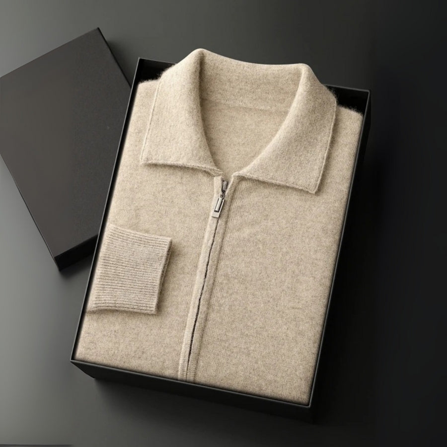 The Montreux Cashmere Zip Jacket