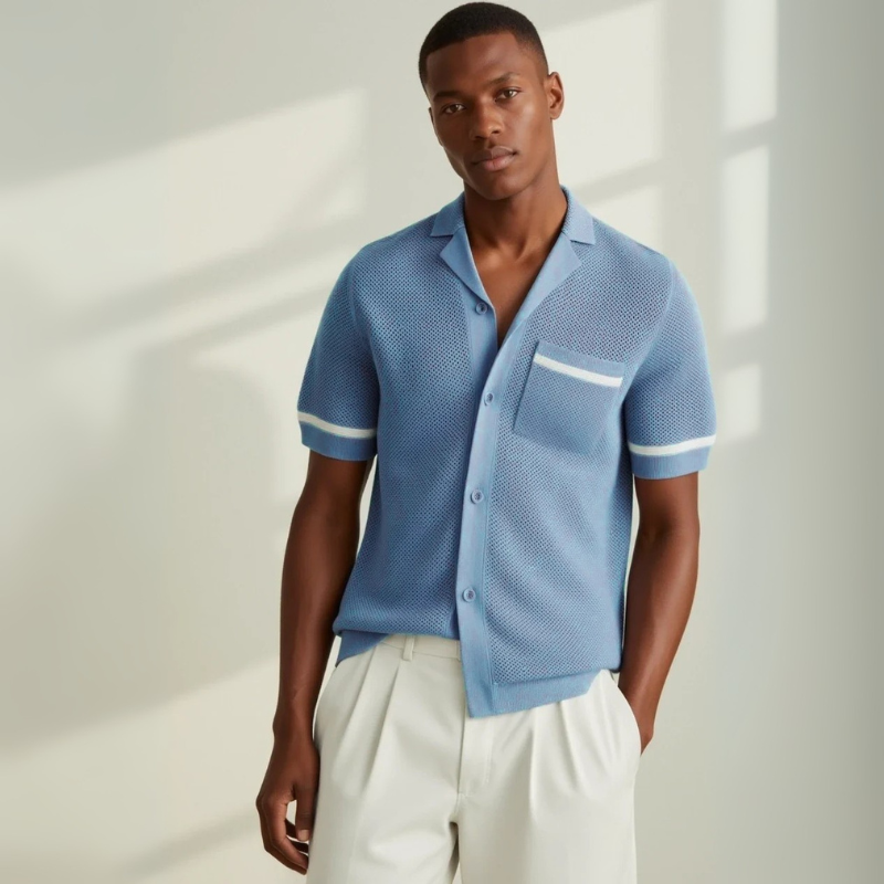 The Amalfi Textured Knit Shirt