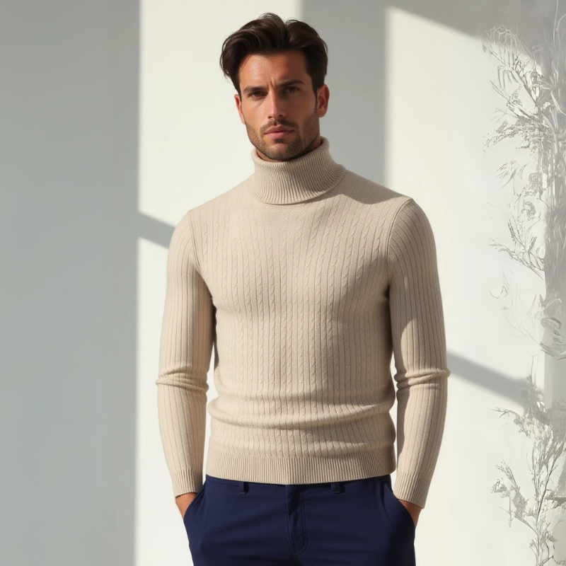 The Vienna Ribbed Turtleneck