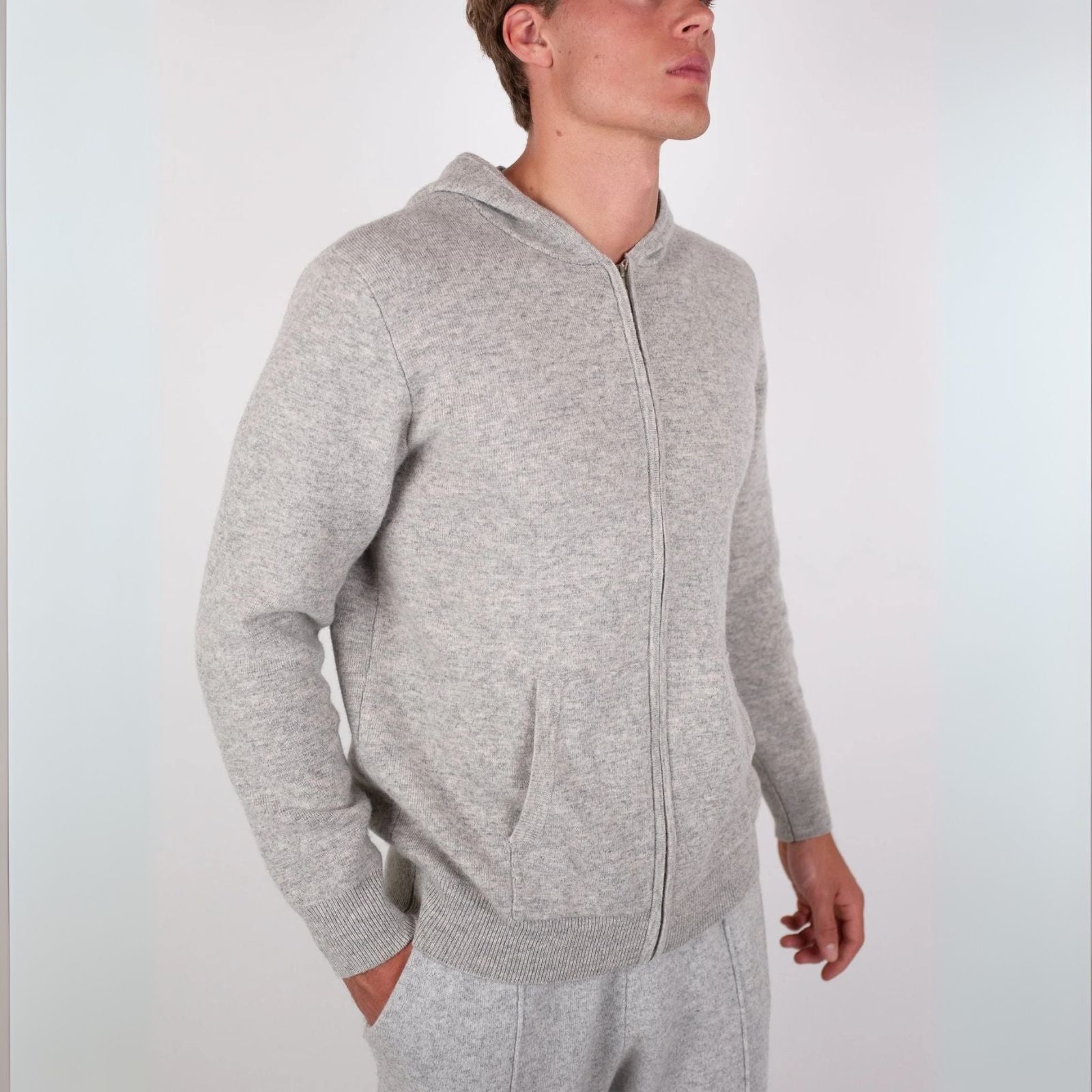 The Davos Merino Wool Zipper Hoodie