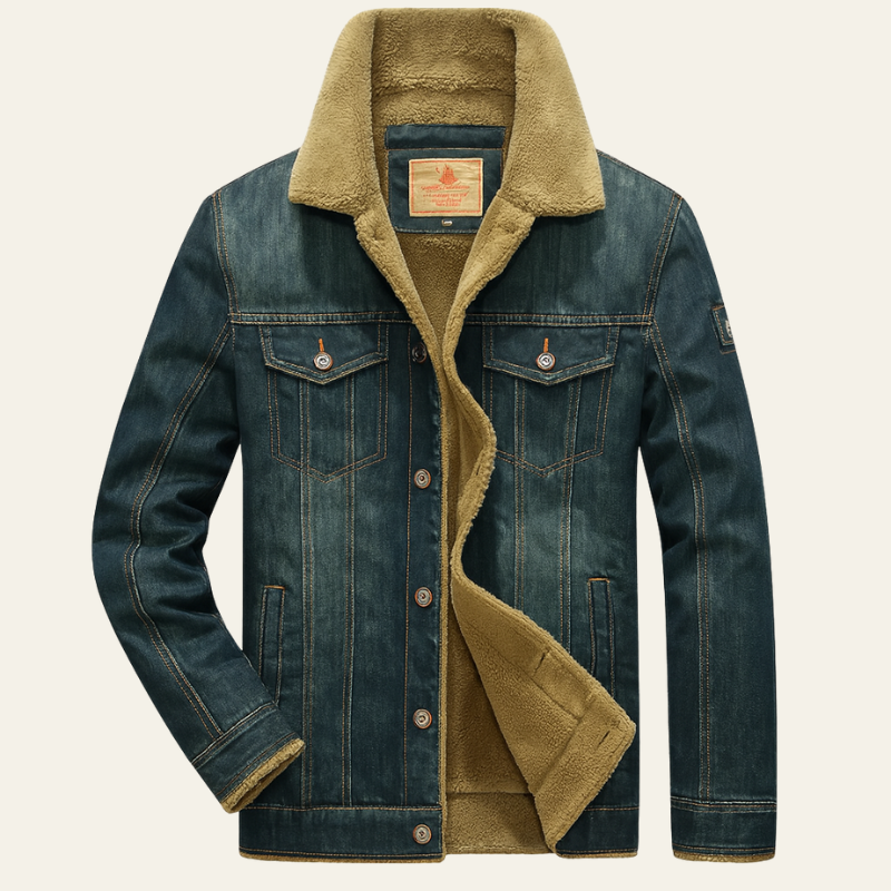 The Verona Shearling Denim Jacket