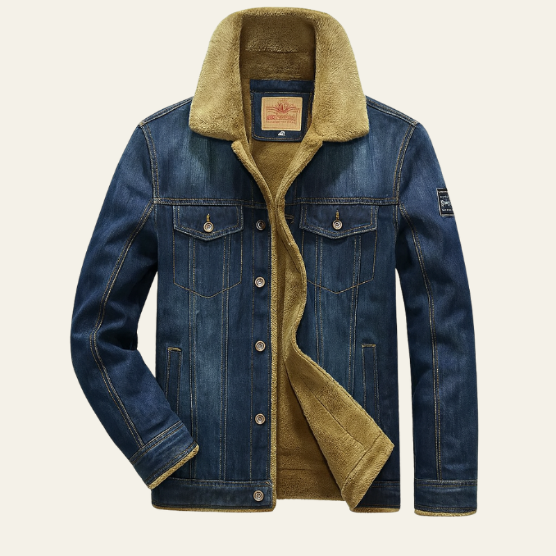 The Verona Shearling Denim Jacket