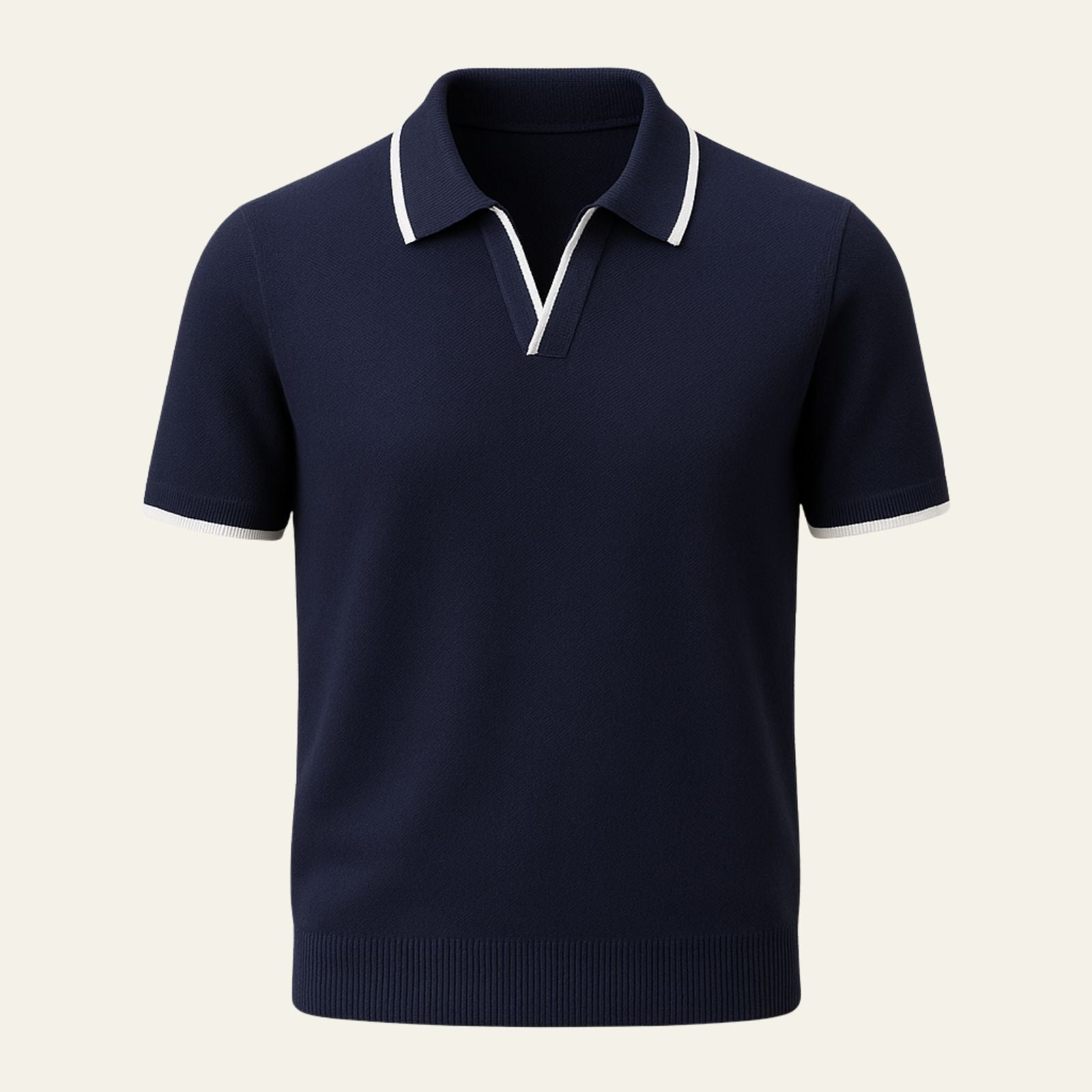 The Riviera Edge Knit Polo