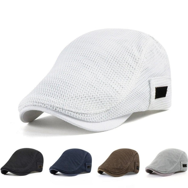 The Sorrento Breathable Mesh Flat Cap