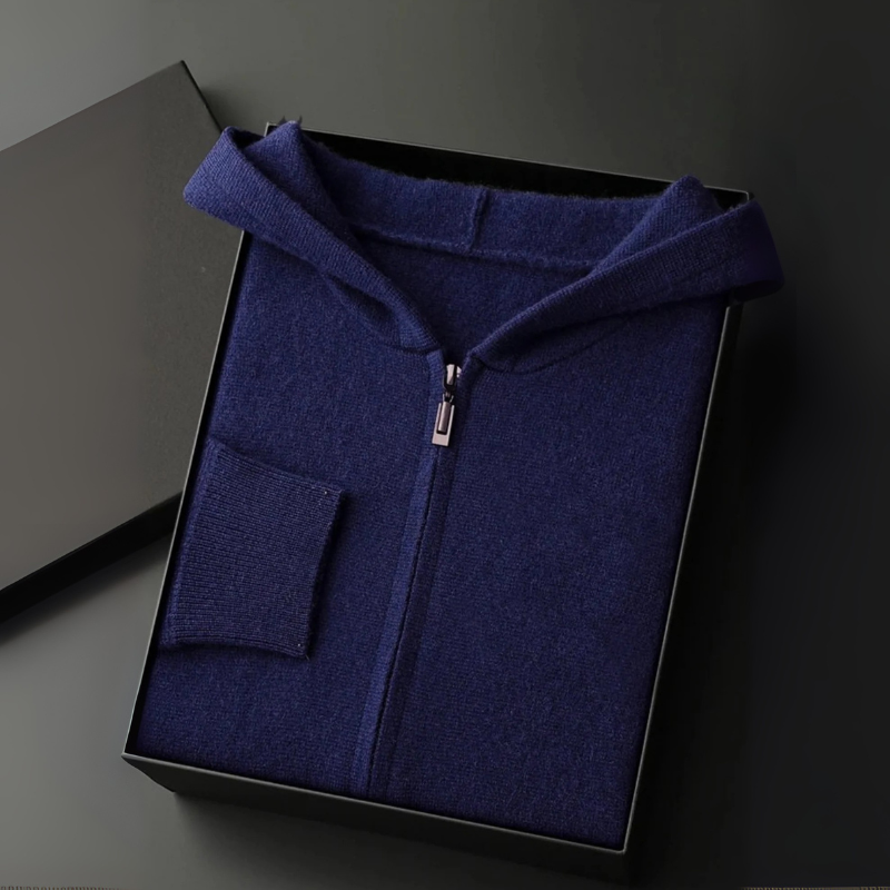 The Marais Cashmere Zip Hoodie