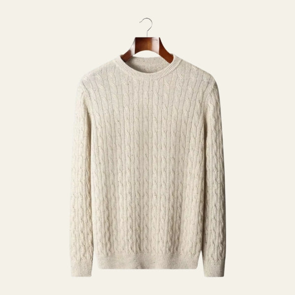 The Verbier Merino Wool Cable Sweater