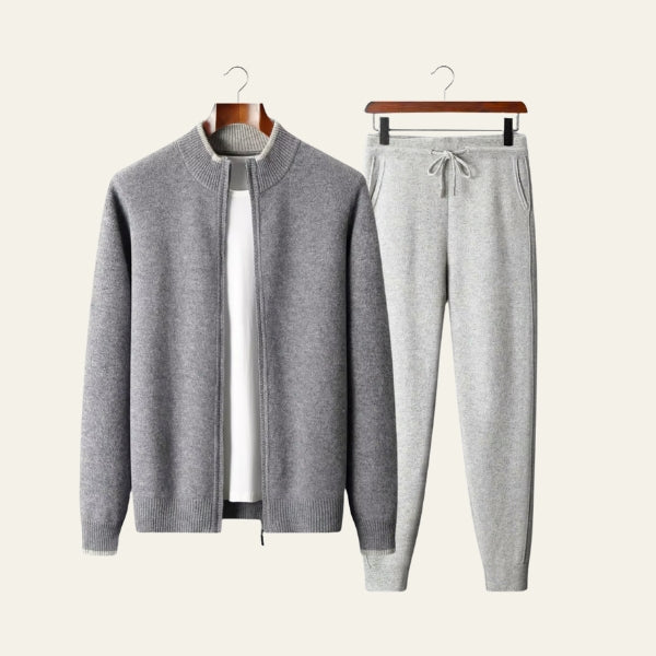 The Oslo Cashmere Zip Knit