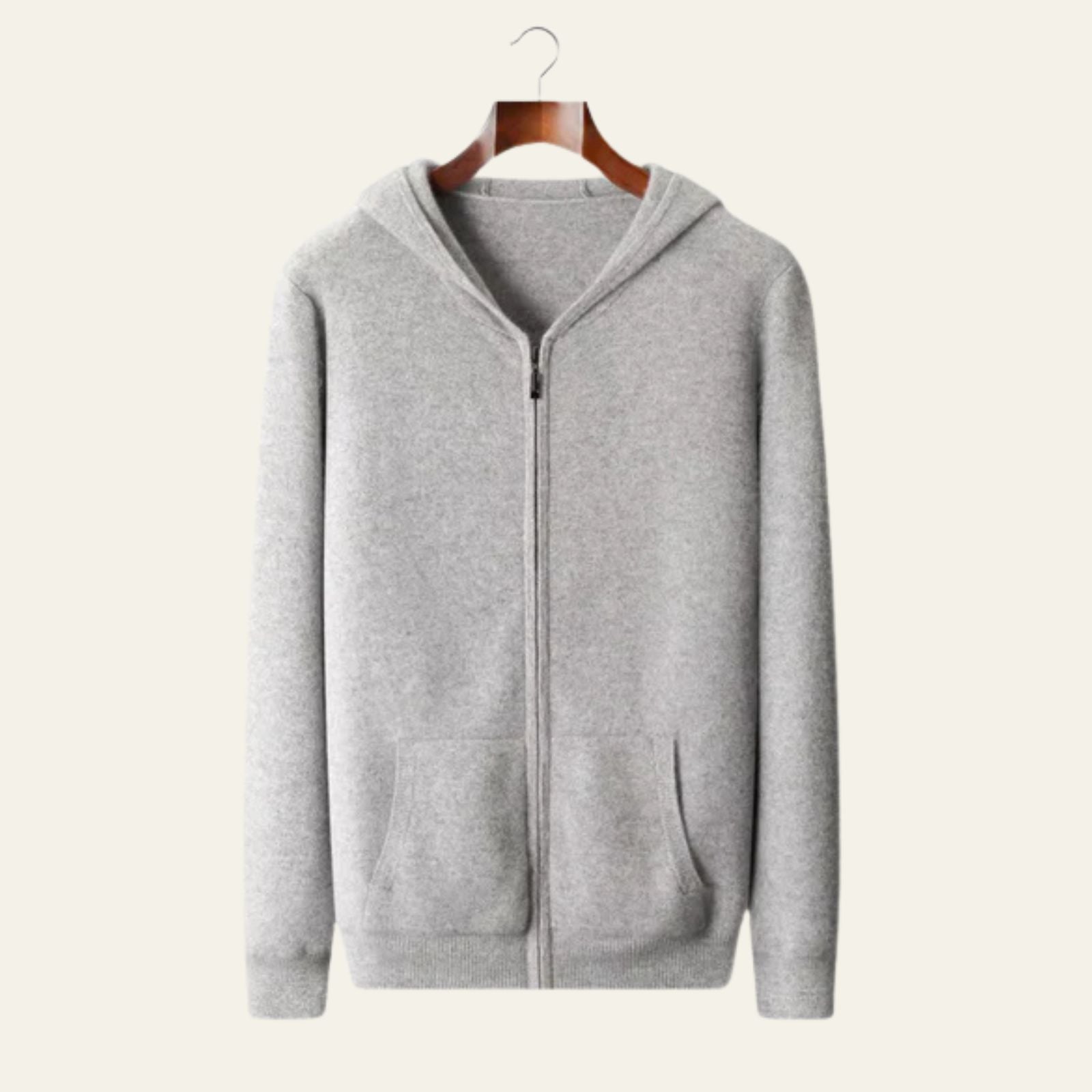 The Davos Merino Wool Zipper Hoodie