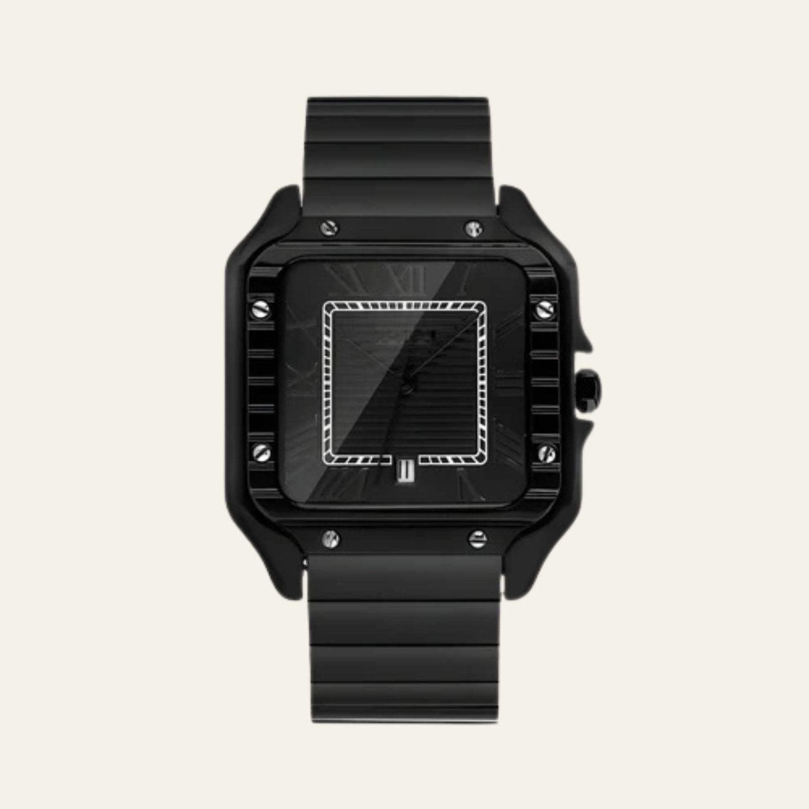 The Valencia Stainless Steel Square Watch