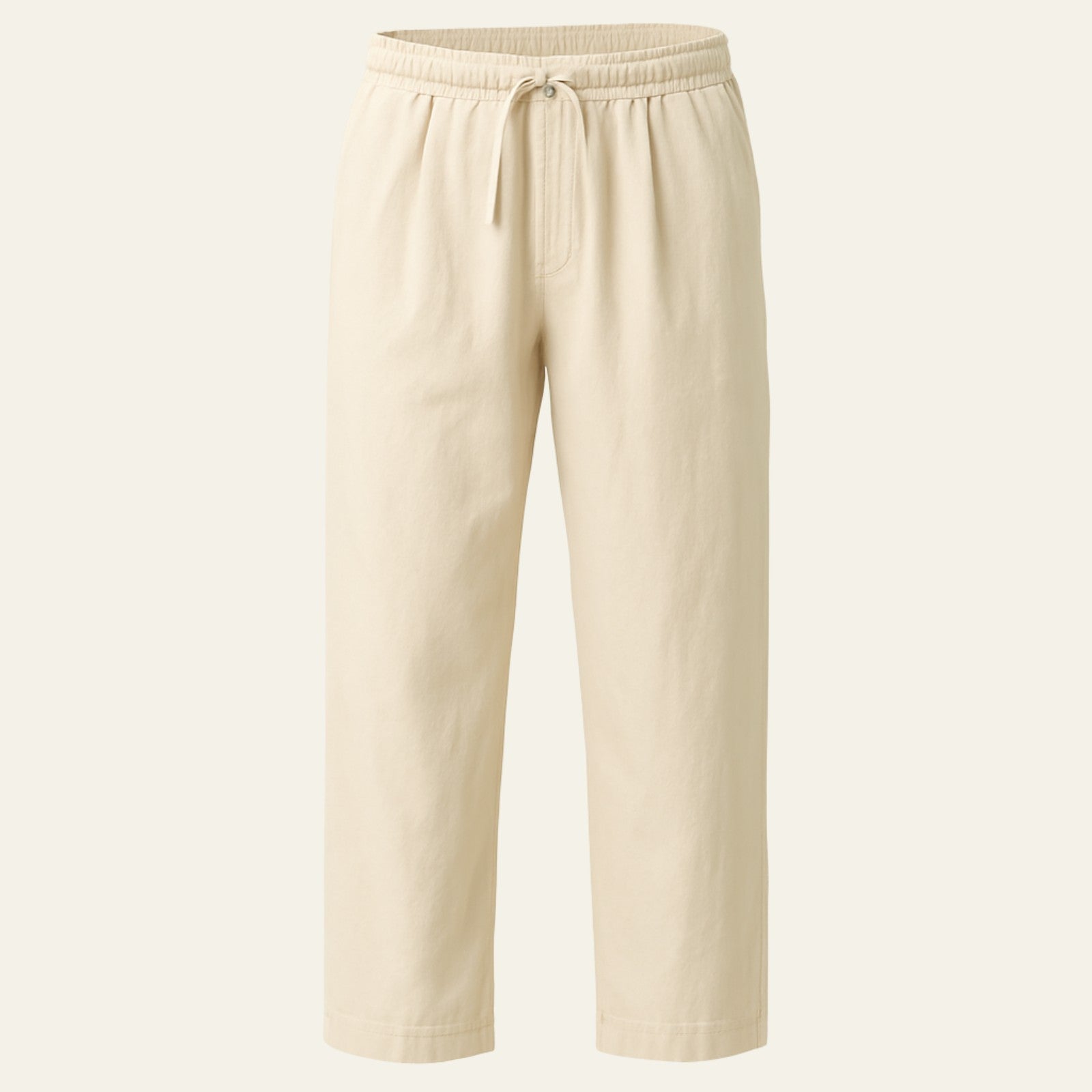 The Santorini Linen–Cotton Pantalon