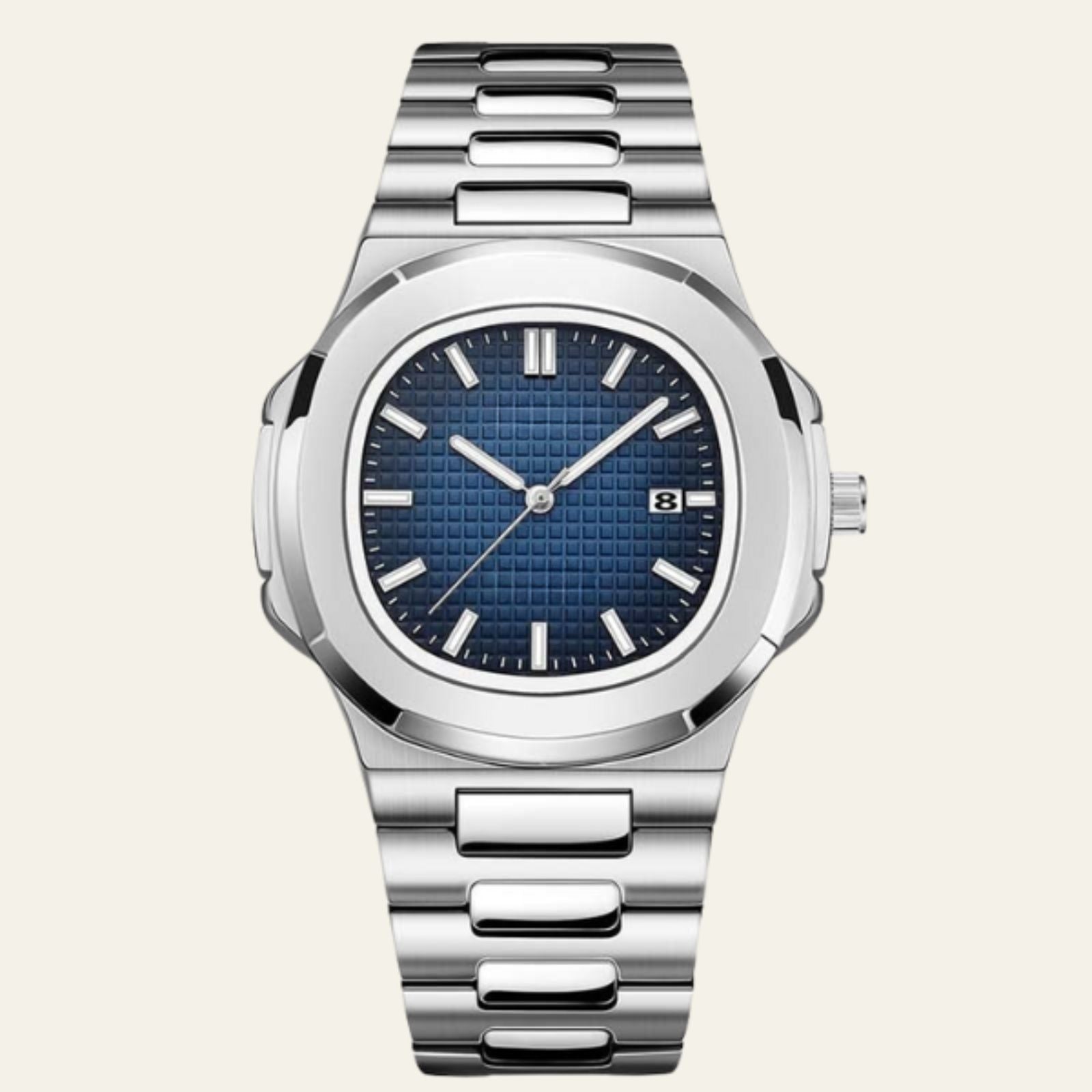 The Riviera Quartz Steel Watch