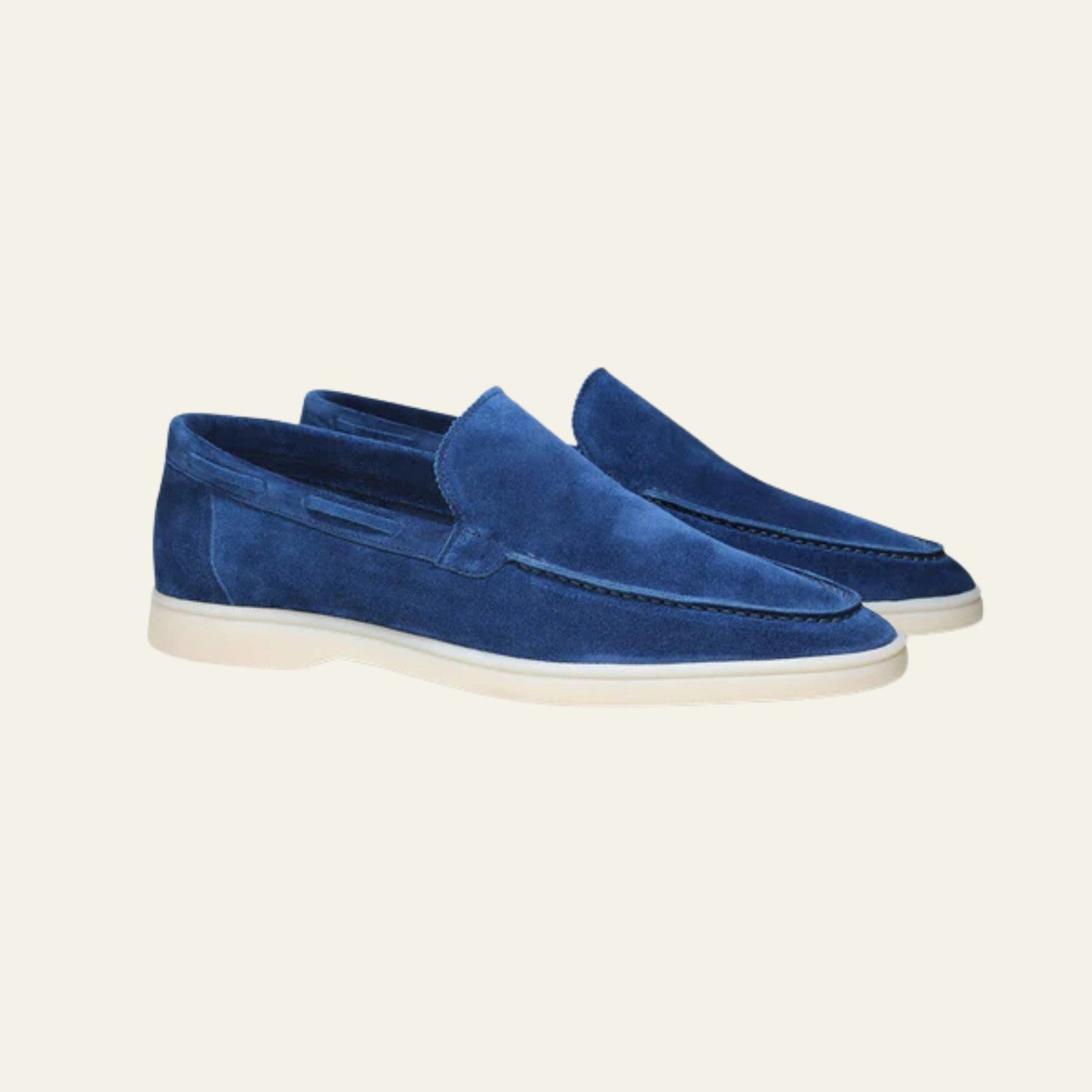 The Corsica Suede Yacht Loafer in Ultramarine