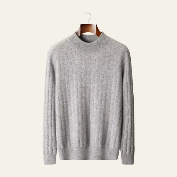 The Bergen Merino Wool Mock Neck Sweater