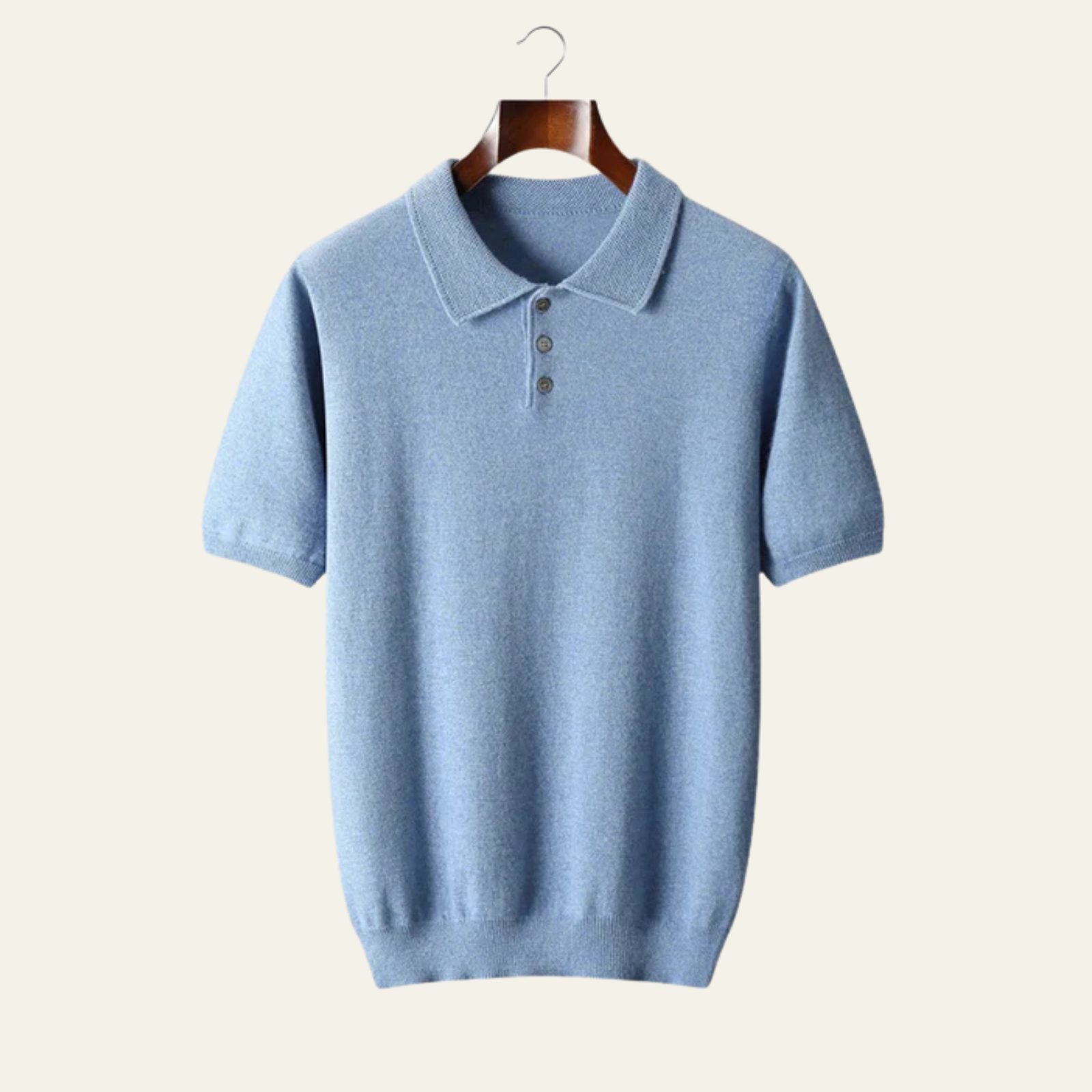 The Geneva Cashmere Short Sleeve Polo