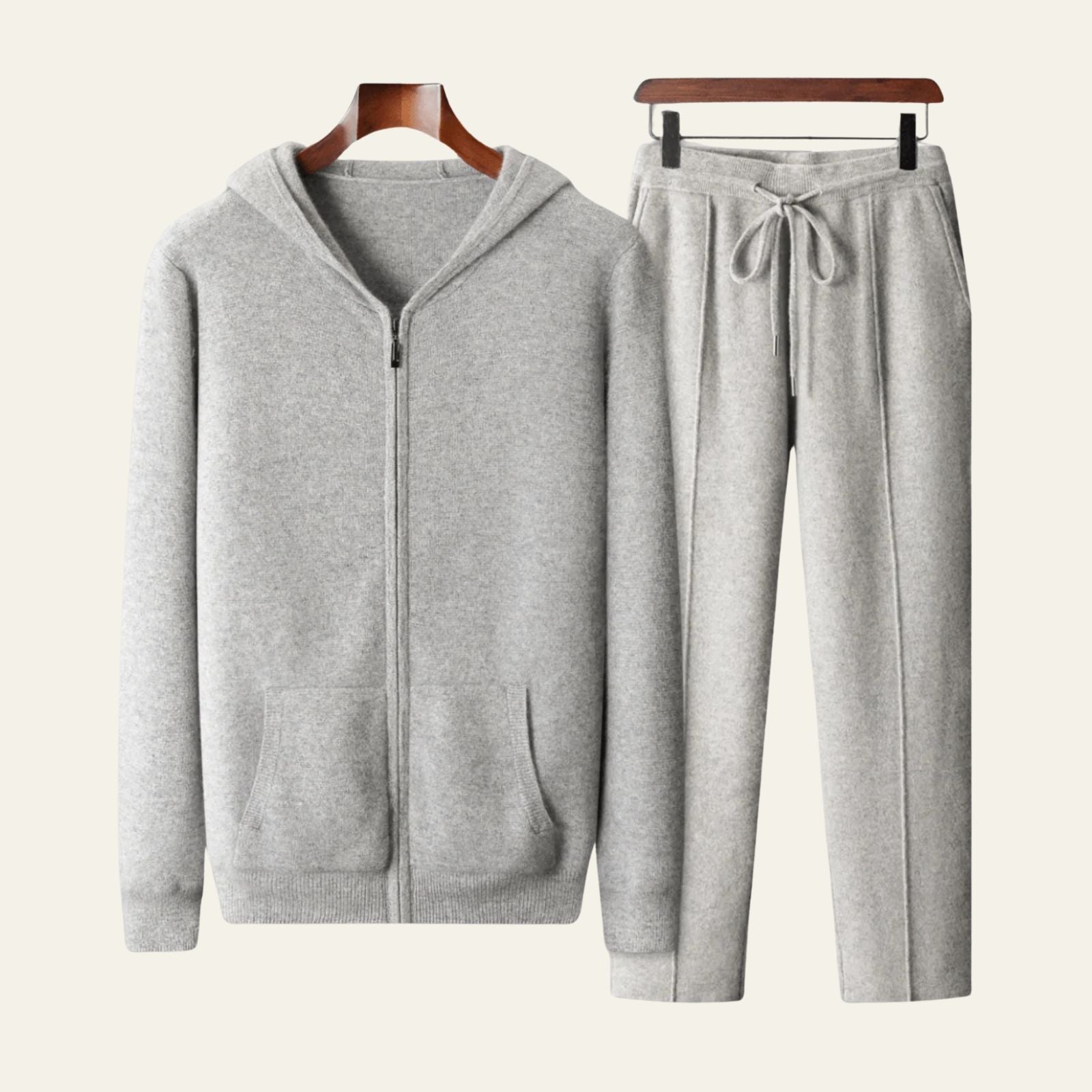 The Lucerne Merino Wool Zip-Up Comfort Set