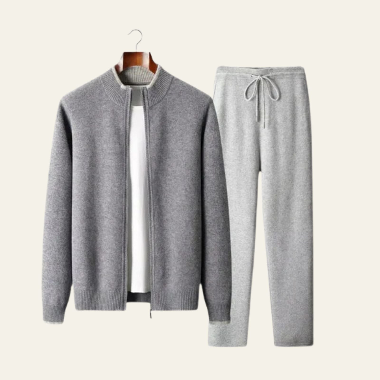The Amalfi Merino Wool Two-Tone Set