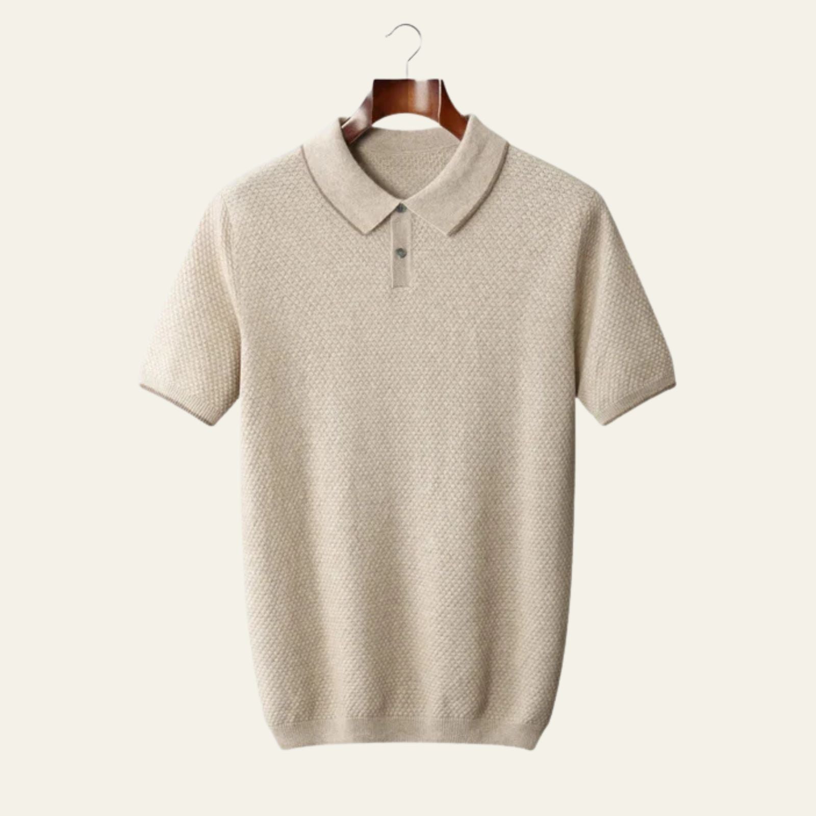 The Sorrento Two-Tone Cashmere Polo
