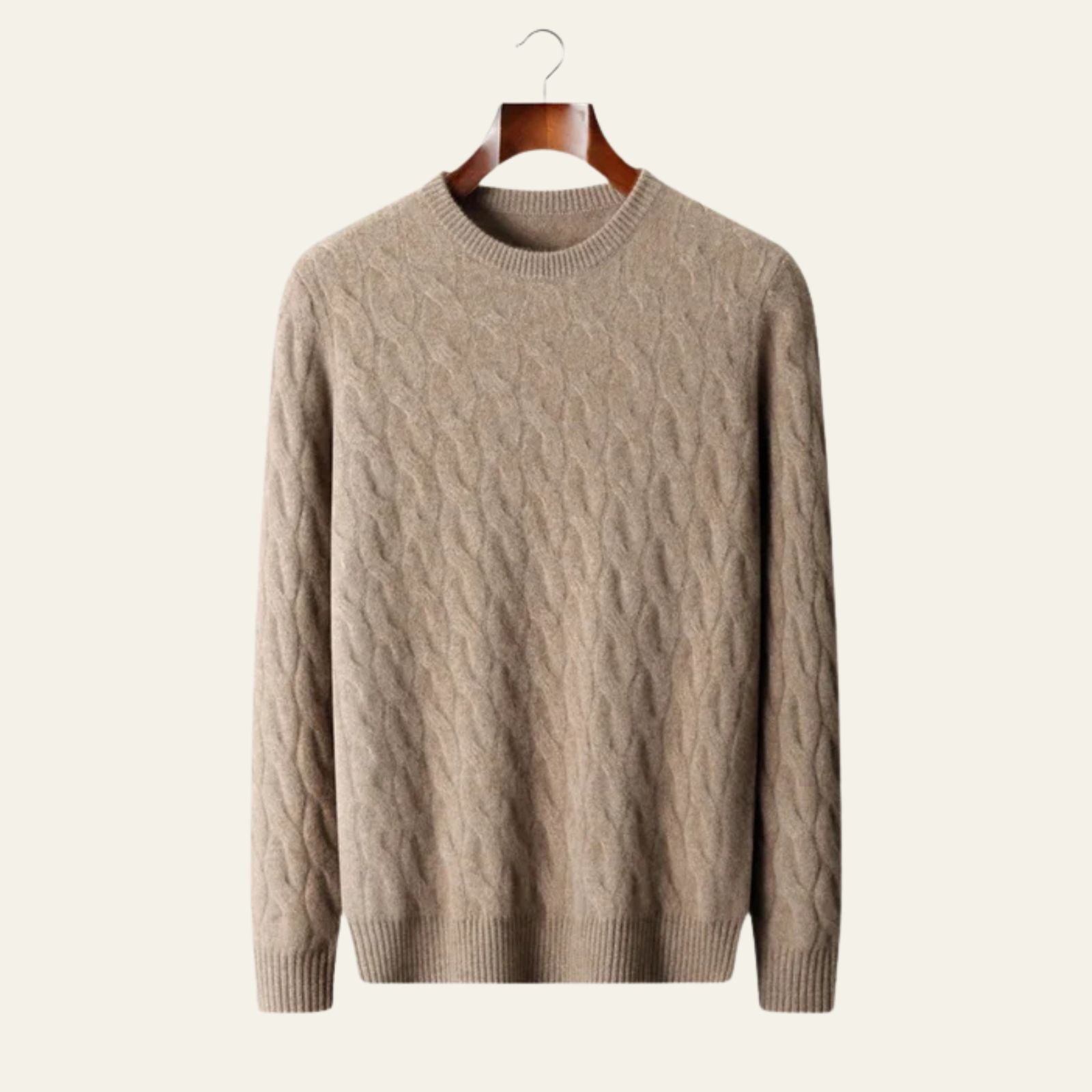 The St. Moritz Cashmere Cable Knit Sweater