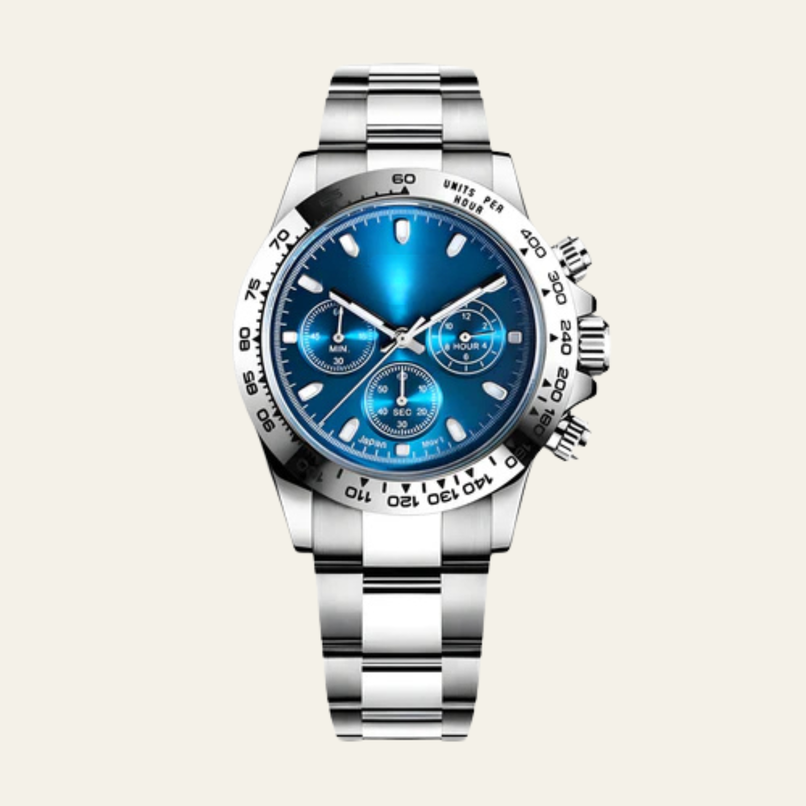 The Geneva Steel Chronograph Watch