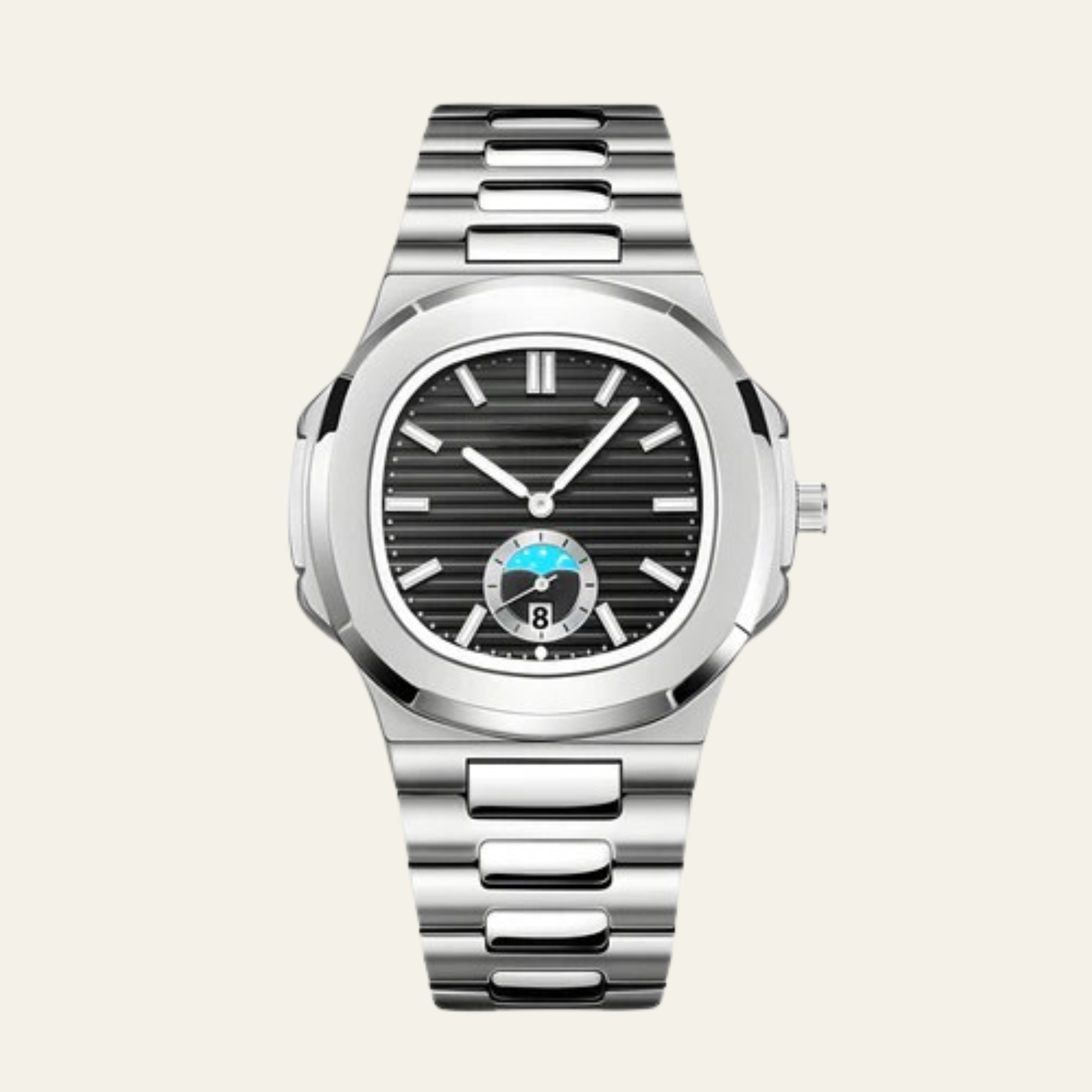 The Marseille Stainless Steel Nautical Watch