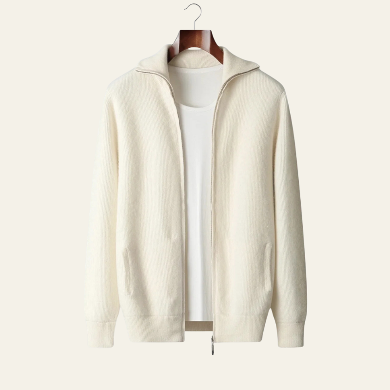 The Cap d’Antibes Cashmere Zip Vest