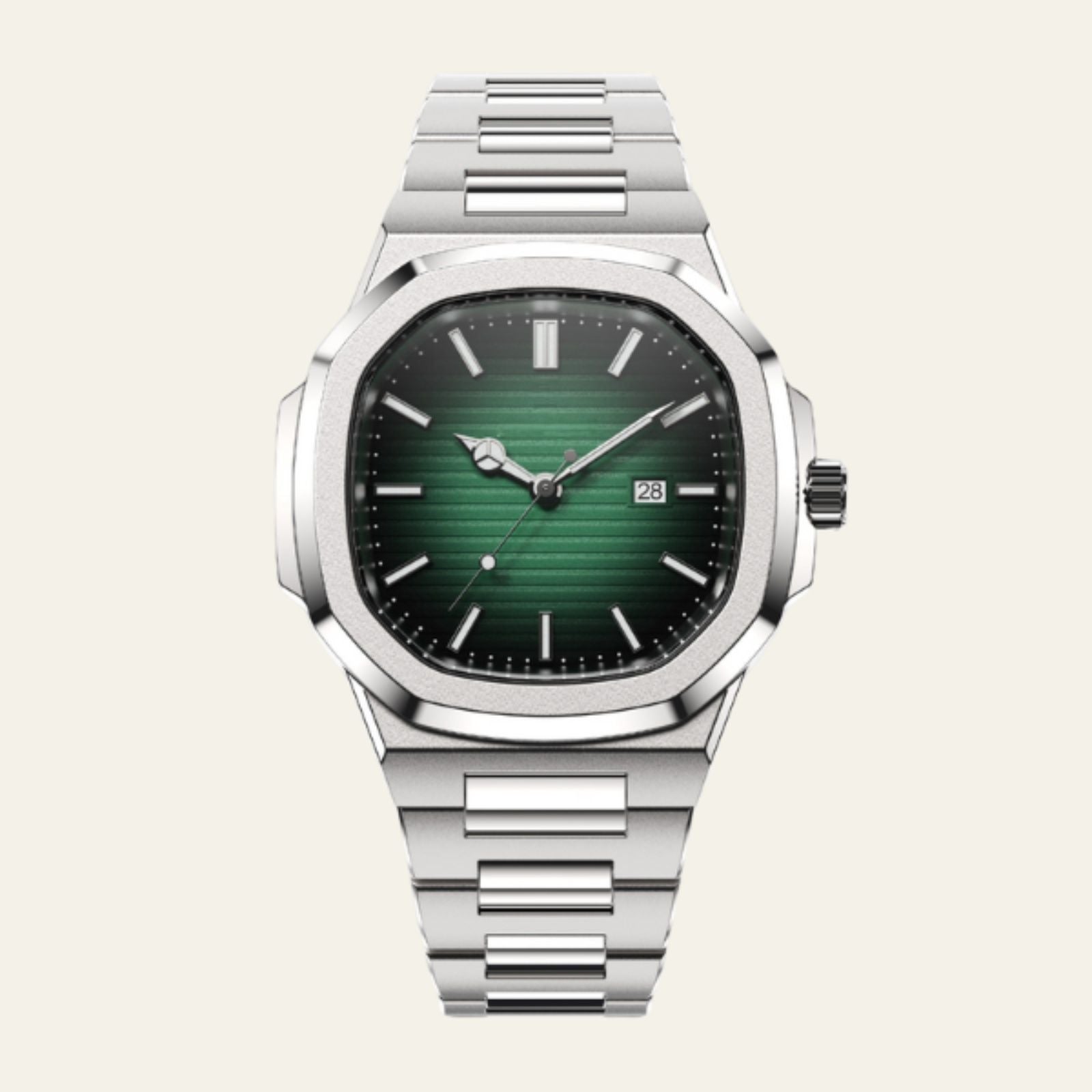 The Geneva Stainless Steel Automatic Watch