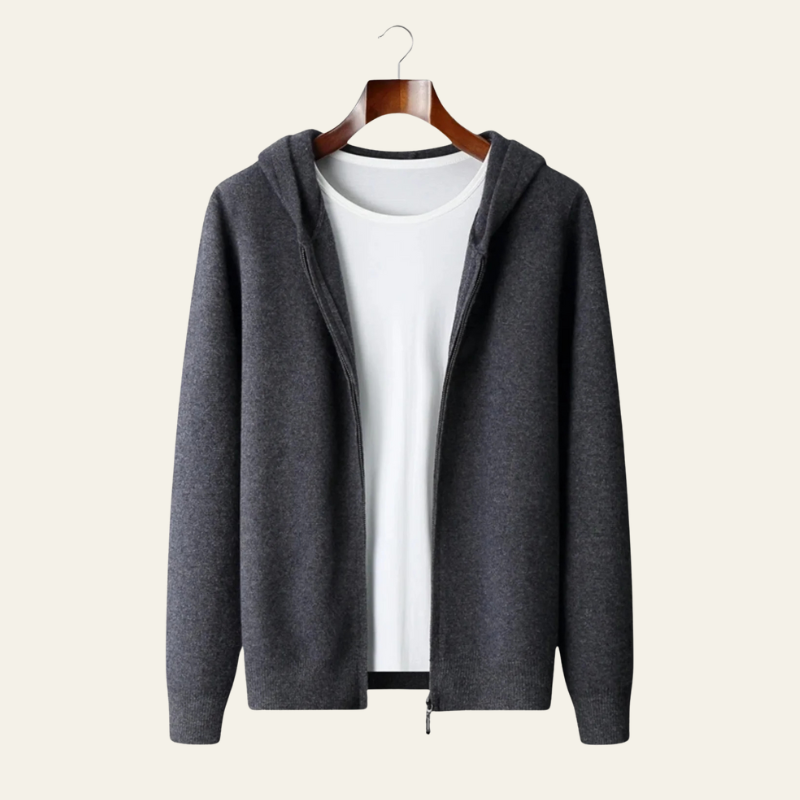 The Marais Cashmere Zip Hoodie