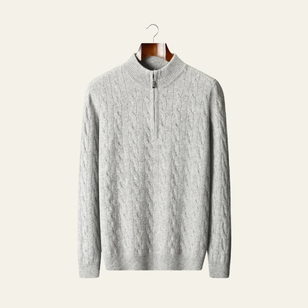 The Geneva Merino Wool Quarter Zip