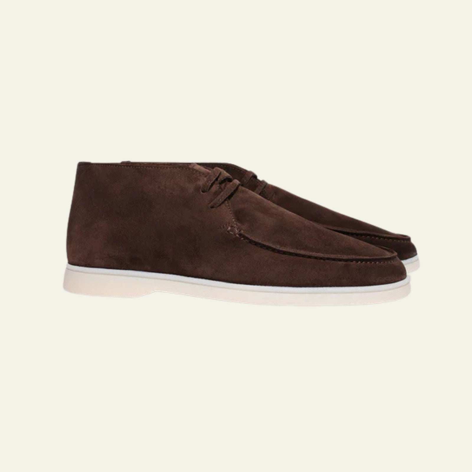 The Tangier Suede Desert Boot in Chocolate