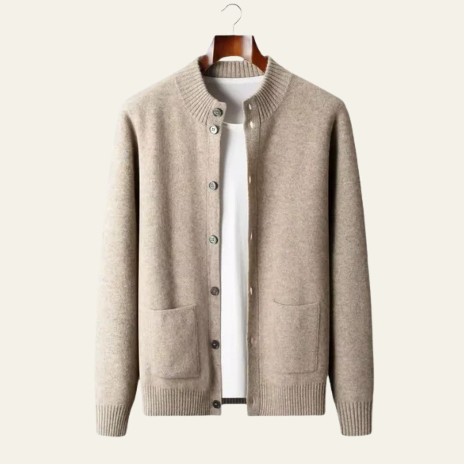 The Vienna Cashmere Button Cardigan