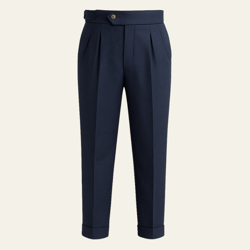 The Palermo Linen Pleated Trouser