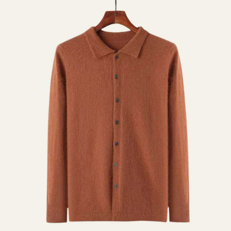 The Aspen Cashmere Knit Shirt