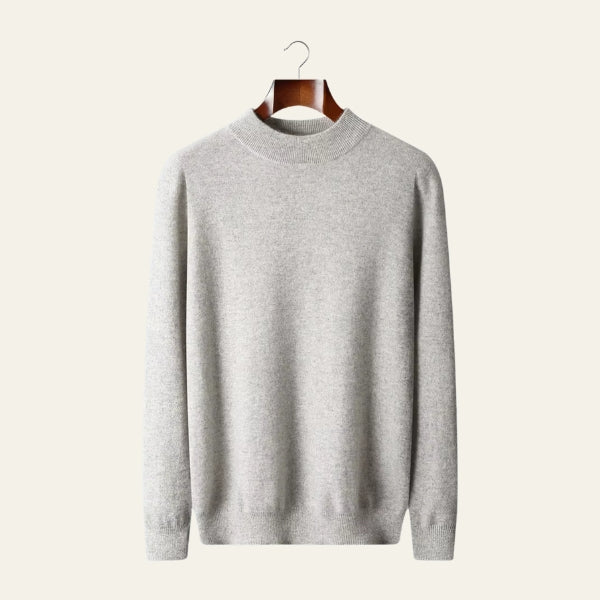 The Lausanne Merino Wool Mock Neck Sweater