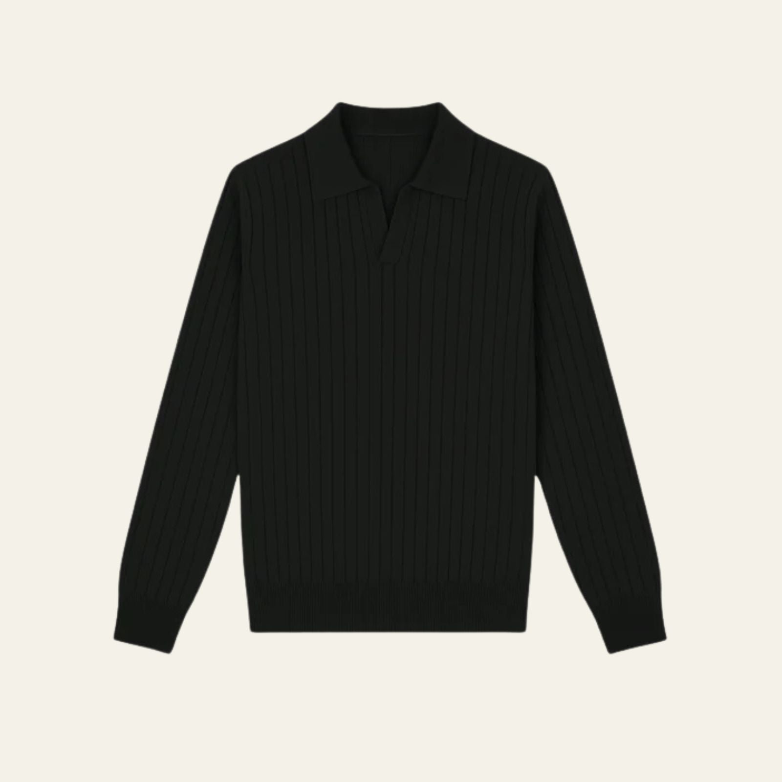 The Stockholm Ribbed Knit Polo