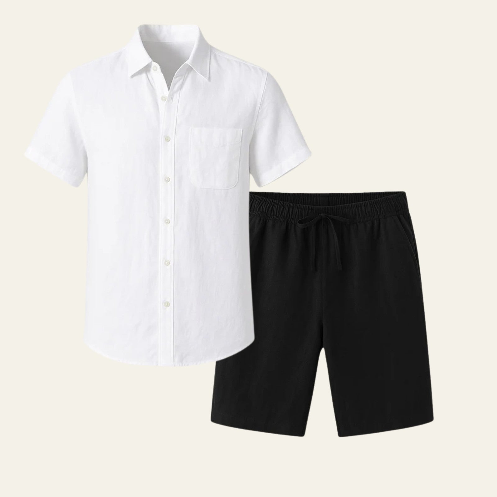 The Cap d’Antibes Linen Tailored Ensemble