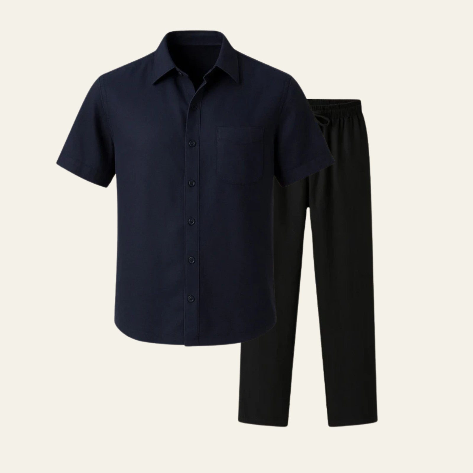 The Amalfi Linen Slim Pantalon Set