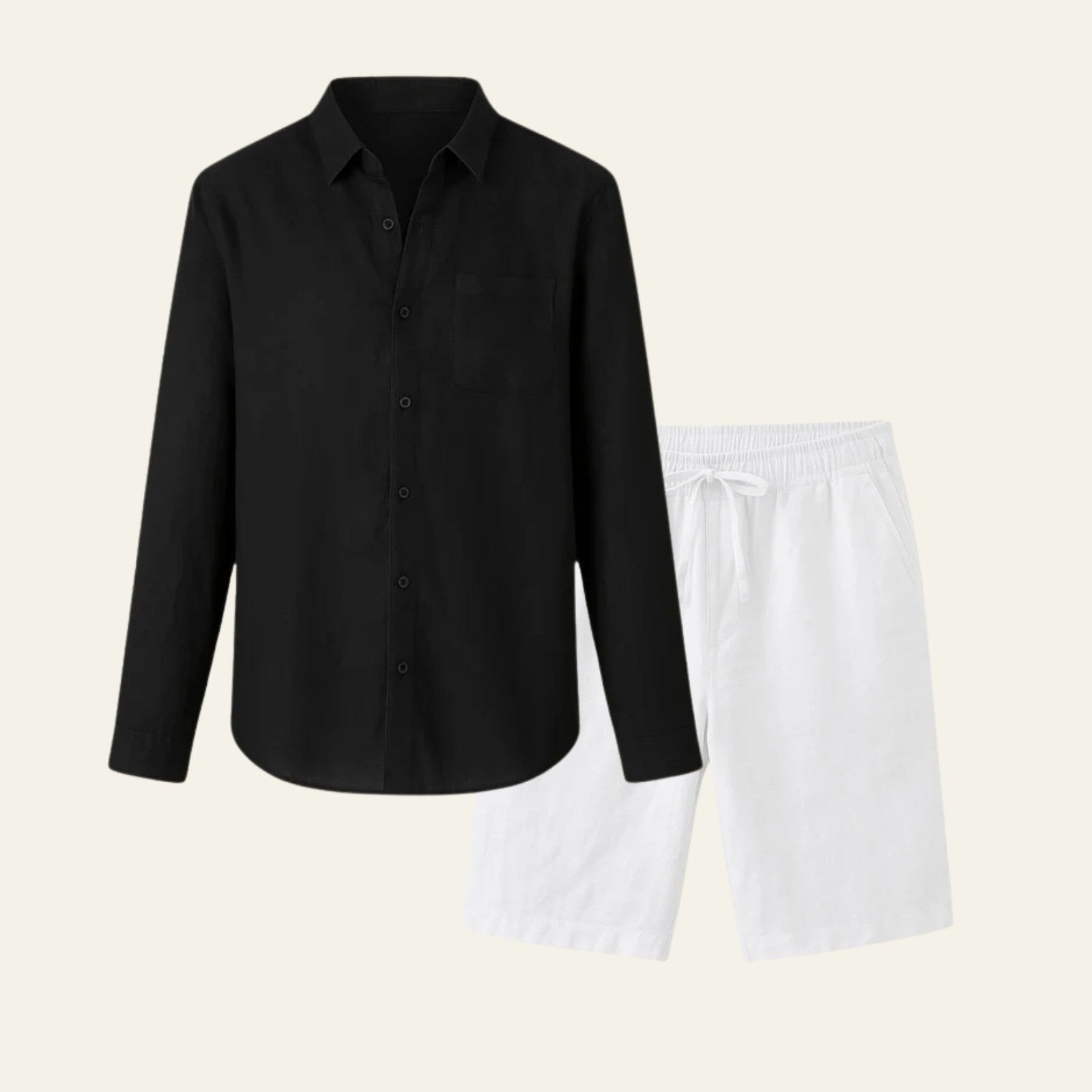 The Casablanca Linen Premium Shorts Set