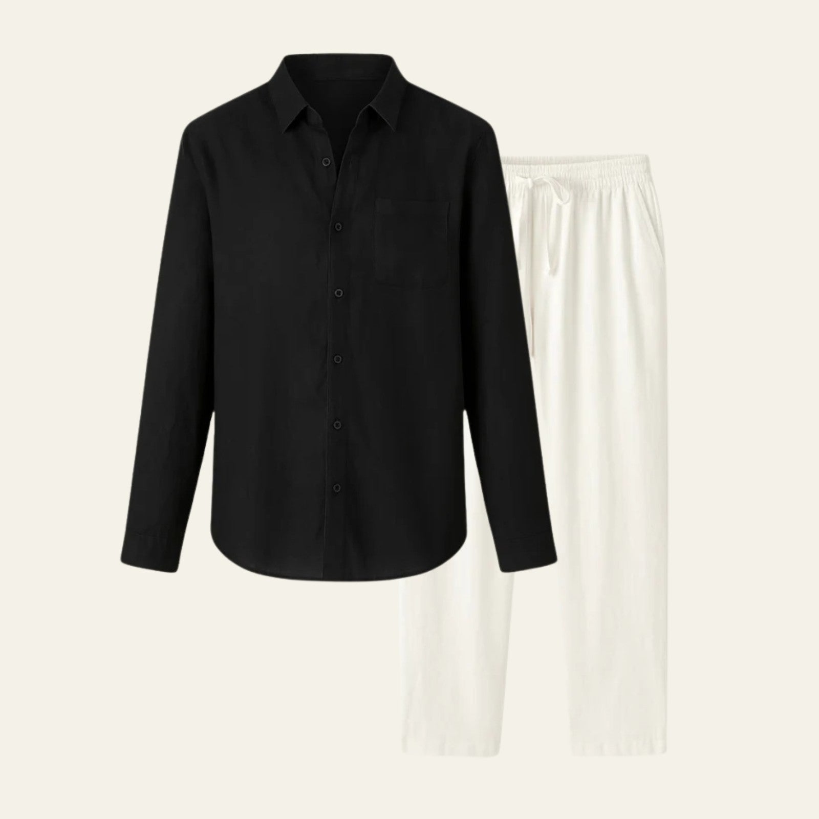The Kyoto Linen Tailored Pantalon Set