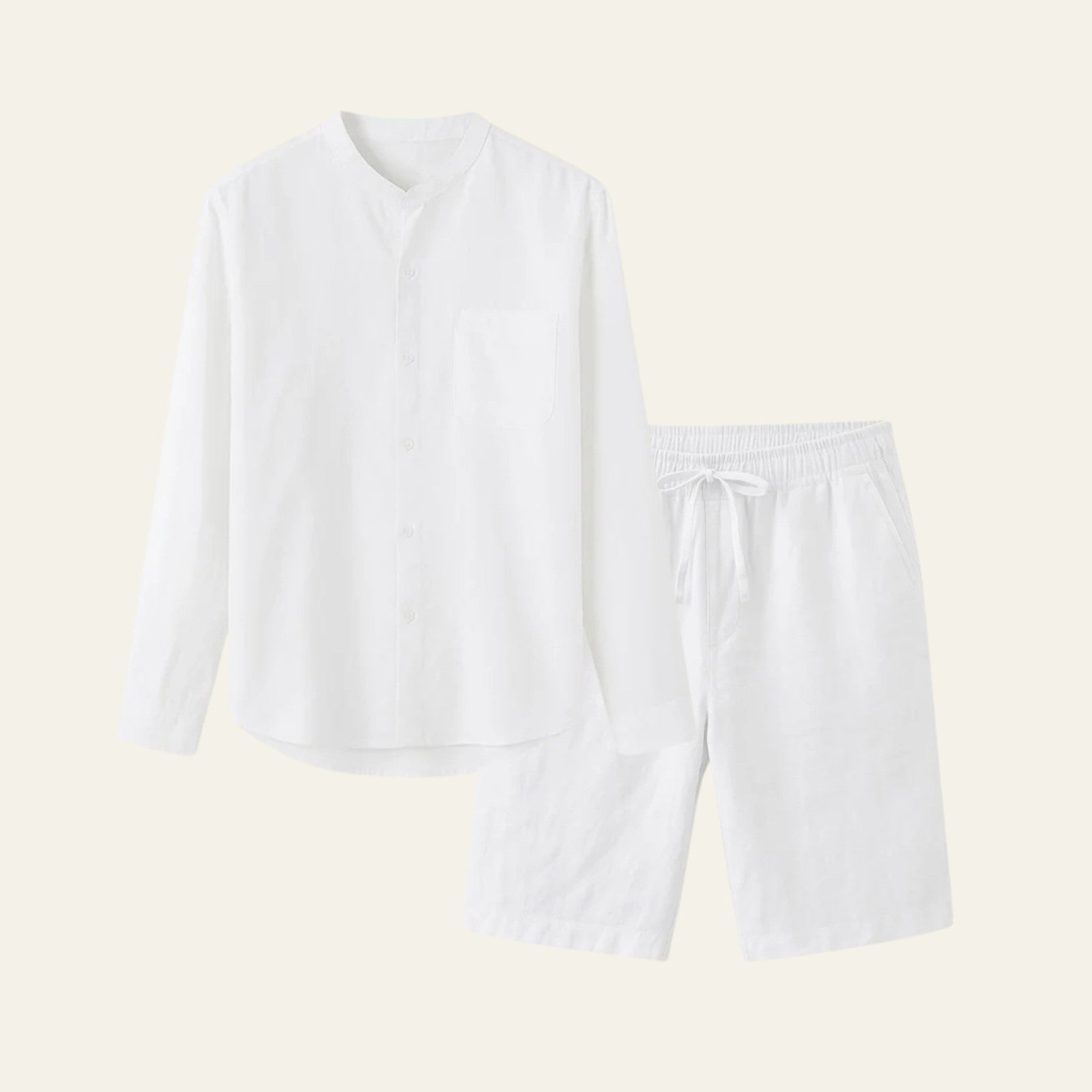 The Casablanca Linen Premium Shorts Set