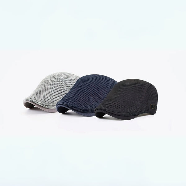The Sorrento Breathable Mesh Flat Cap