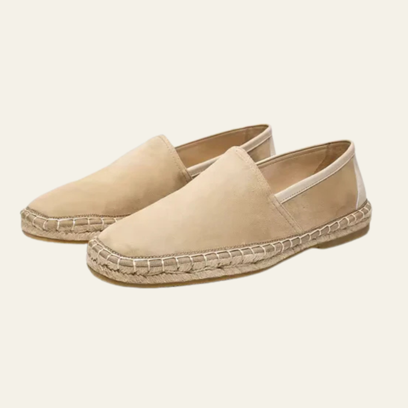 The Sorrento Sand Suede Espadrille