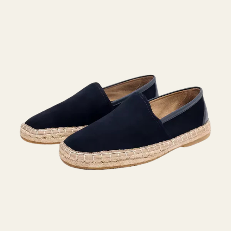 The Portofino Navy Suede Espadrille