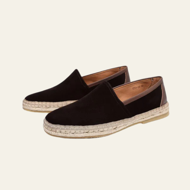 The Lisbon Coffee Suede Espadrille