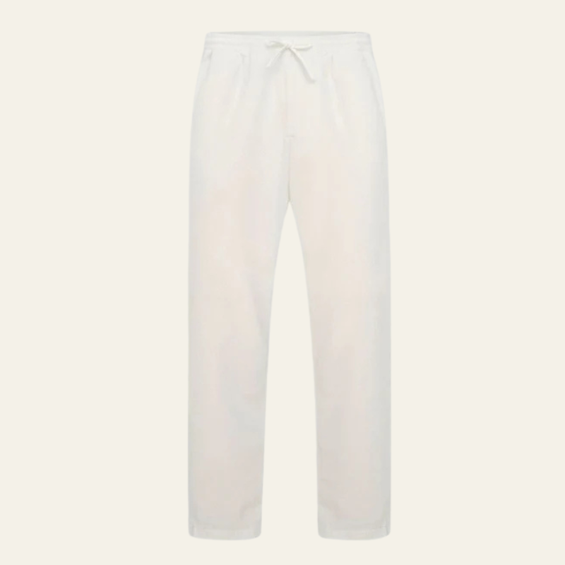 The Capri Cotton–Linen Drawstring Trouser