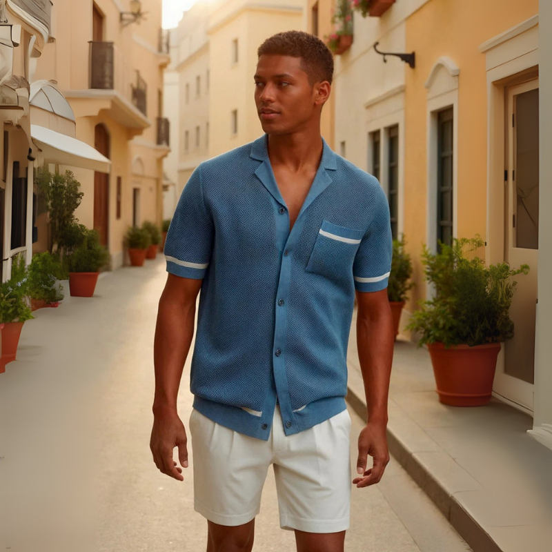 The Amalfi Textured Knit Shirt