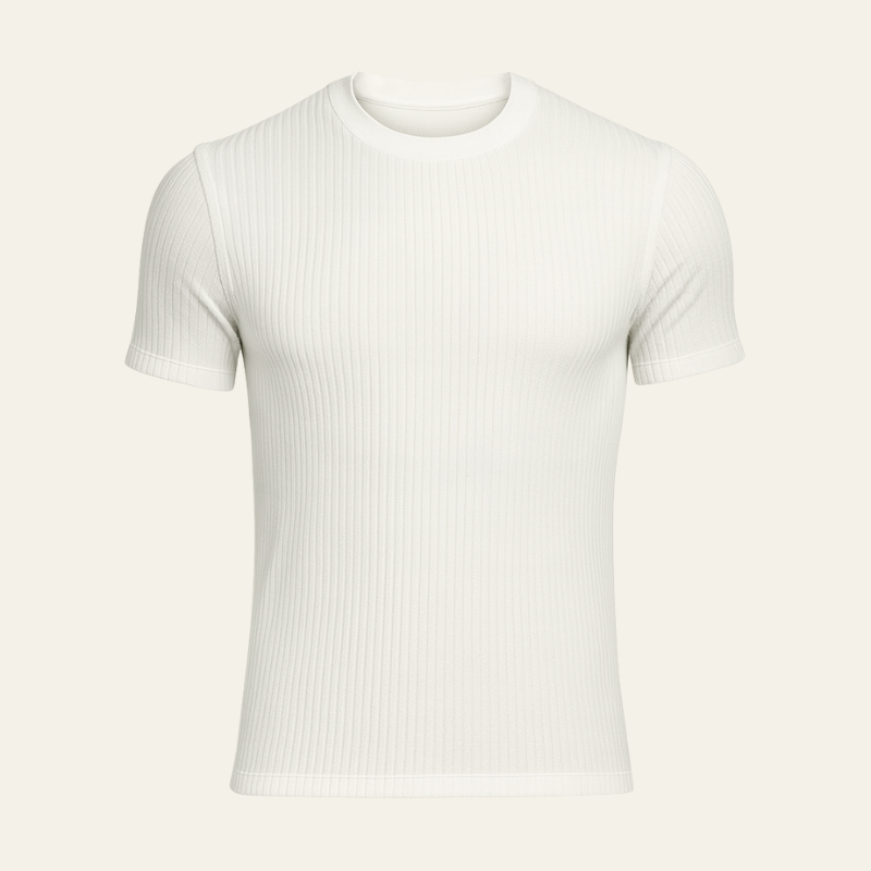 The Ravello Ribbed Cotton Tee
