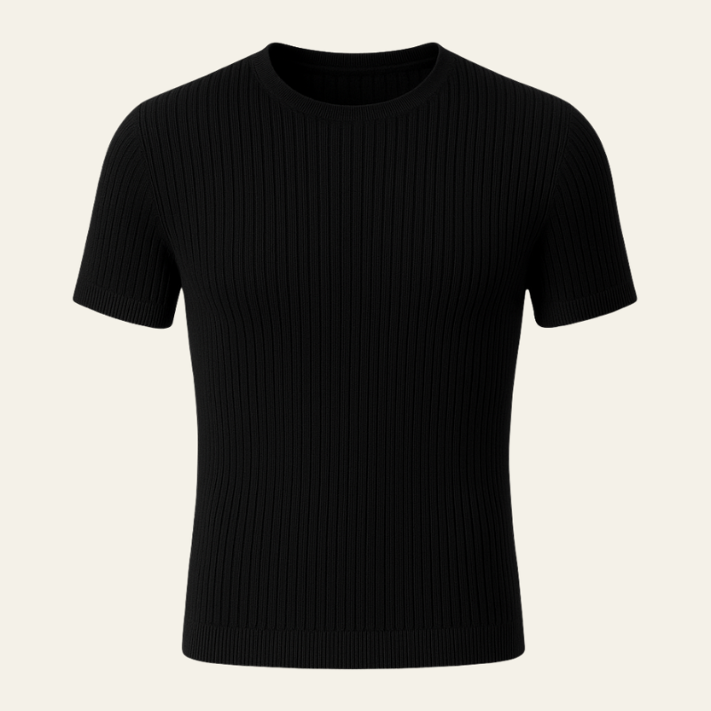 The Modena Ribbed Cotton Tee